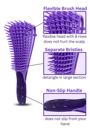 Detangle Brush lila