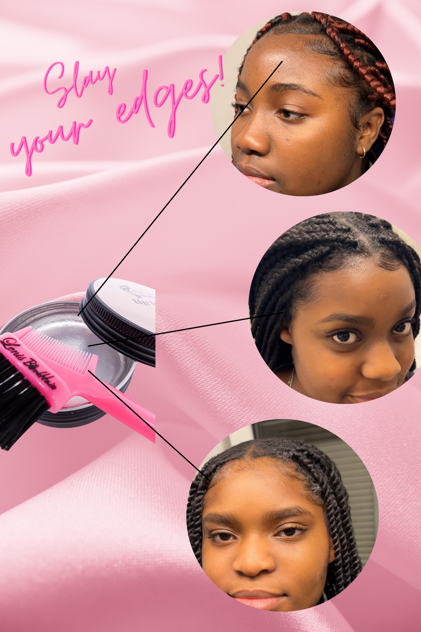 Baby Hair Brush pink