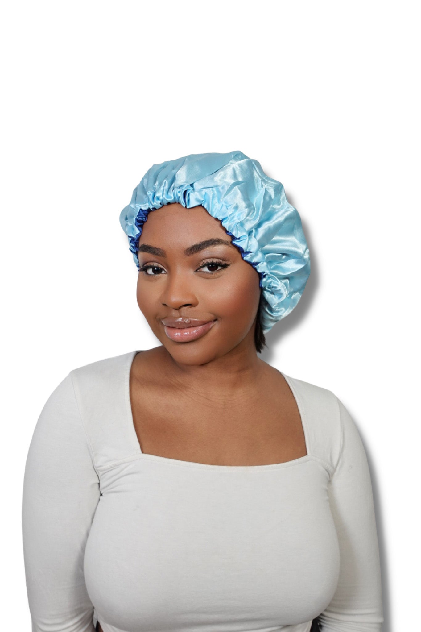 Adjustable Bomb Bonnet Blue