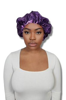 Adjustable Bomb Bonnet Purple