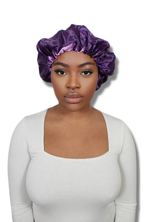 Adjustable Bomb Bonnet Purple